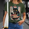 Anime Manga Kawaii Otaku Ramen Cat Christmas T-Shirt Geschenke für Sie