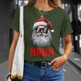 Bruh Santa Claus Groovy T-Shirt Gifts for Her