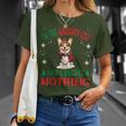Cute Cardigan Welsh Corgi Dog Christmas On The Naughty List T-Shirt Gifts for Her