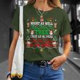 Christmas Might As Well Sleep Under Tree Christmas T-Shirt Gifts for Her
