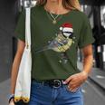 Great Tit Christmas Bird Santa Garden Bird T-Shirt Geschenke für Sie