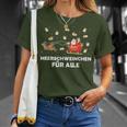 Guinea Pigs For All Guinea Pig Santa Claus T-Shirt Geschenke für Sie