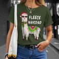 Llama Alpaca Christmas Fleece Navidad T-Shirt Geschenke für Sie