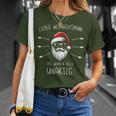 Lustiges Weihnachtsmann Waren Alle Unartig Christmas T-Shirt Geschenke für Sie