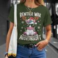 Reindeer Was Ausverkauft Christmas Unicorn Slogan T-Shirt Geschenke für Sie