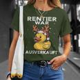 Reindeer Was Ausverkauft Elk Saying Christmas T-Shirt Geschenke für Sie