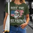 Rizz The Season Christmas Pajamas Rizzler Santa Claus T-Shirt Gifts for Her