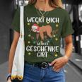 Wecke Mich Wenn Es Geschenke Gibt Christmas T-Shirt Geschenke für Sie