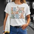 In My Auntie Era Retro Aunt Groovy Cool Tante To Be Best Aunt T-Shirt Geschenke für Sie