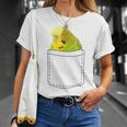 Cute Budgie In Bag Budgie T-Shirt Geschenke für Sie