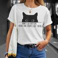 Cat Leute Da Draußen Cat French Language T-Shirt Geschenke für Sie