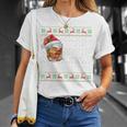 I'm Full Of Holiday Spirit It’S Called Bourbon Ugly Sweater T-Shirt Gifts for Her