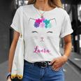 Laura Name Colourful Kitten Cat Laura T-Shirt Geschenke für Sie