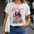 Skihaserl Apres Ski Haserl Skier Winter Women's Pink T-Shirt Geschenke für Sie