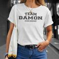 Team Damon Proud Family Surname Last Name Gray T-Shirt Geschenke für Sie