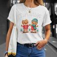 Twinning With My Bestie Christmas Gingerbread Best Friend T-Shirt Gifts for Her