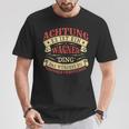 Achtung Es Ist Ein Wagner Ding Last Name Plate S T-Shirt Lustige Geschenke