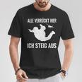 Alleerrückt Hier Skydiving Skydive S T-Shirt Lustige Geschenke