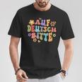 Auf Deutsch Bitte Lustige Deutsche Lehrerin German T-Shirt Lustige Geschenke