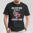 Aus Dem Weg Ich Muss Zu Meiner Pond Koi Carp Garden Pond T-Shirt Lustige Geschenke