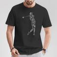Christmas Golfer Golf Player Golfing Snowflake T-Shirt Unique Gifts