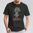 Cute But Psycho Elf Lustiges Elfenoutfit Für Elfenfans T-Shirt Lustige Geschenke