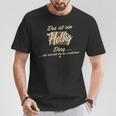 Damen Das Ist Ein Helbig Ding Lustiges Familie Helbig Mit-Ausschnitt T-Shirt Lustige Geschenke