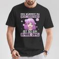 Damen Das Würdest Du Nichterstehen Ist So Ein Anime Ding Mit-Ausschnitt T-Shirt Lustige Geschenke