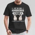 Damen Ist So Ein Kaninchen Ding Kaninchen Mit-Ausschnitt T-Shirt Lustige Geschenke