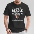 Das Ist Ein Beagle Ding Geschenk Beagle T-Shirt Lustige Geschenke