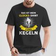 Das Ist Mein Glücks- Für Kegeln Bowling Kegels T-Shirt Lustige Geschenke