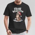 Frohe Weihnachten Otter Frohe Weihnachten T-Shirt Lustige Geschenke