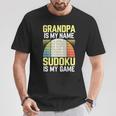 Grandpa Sudoku T-Shirt Lustige Geschenke