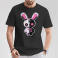 Goth Bunny Gothic Outfit Cute E-Girl Kawaii Rabbit Grunge T-Shirt Personalized Gifts