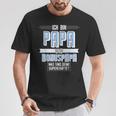 Ich Bin Papa Und Bonuspapa Was Sind Dein Superkraft I'm T-Shirt Lustige Geschenke