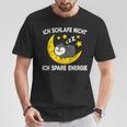 Ich Schlafe Nicht Ich Spare Energy Sleep Penguin Nightdress T-Shirt Lustige Geschenke