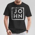 John Minimalism T-Shirt Lustige Geschenke