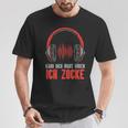 Kann Dich Nicht Hören Ich Zocke Gamer Gamer Gamer Boys' T-Shirt Lustige Geschenke