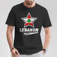 Lebanon Original Proud Lebanese Flag Lebanon T-Shirt Lustige Geschenke