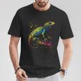 Lizard Lizard Colourful Colour Animal Favourite Animal Fan T-Shirt Lustige Geschenke