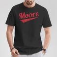 Moore Limited Edition Pärchen Nachname T-Shirt Lustige Geschenke