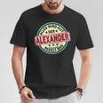 Name Alexander Alles Wird Gut Der Alexander Regelt Das T-Shirt Lustige Geschenke