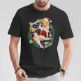 Naughty Or Nice Du Entscheide Pinup T-Shirt Lustige Geschenke