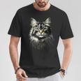 Norwegian Forest Cat Norwegian Cat Skogkatt Forest Cats T-Shirt Lustige Geschenke