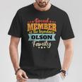 Olson Nachname Olson T-Shirt Lustige Geschenke