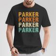 Parker Nachname Familientreffen Nachname Personalisiert T-Shirt Lustige Geschenke