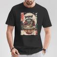 Retro Racoon Eating Ramen Japanese Cat Meme Animals T-Shirt Personalized Gifts