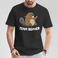 Rodent Team Beaver Team Beaver Cool Flannelette T-Shirt Lustige Geschenke