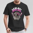 Sad Hamster Sad Hamster Hamstie Hamsty Memes Hamsti T-Shirt Lustige Geschenke