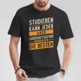 Studieren Kann Jeder Gärtner Landschaftsgärtner T-Shirt Lustige Geschenke